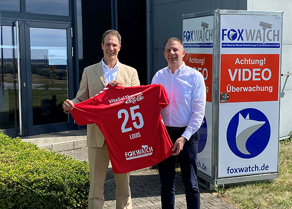 Mit Videoüberwachungsturm der Marke FOXWATCH Start in die Saison 22/23 beim TSG A-H Bielefeld. 